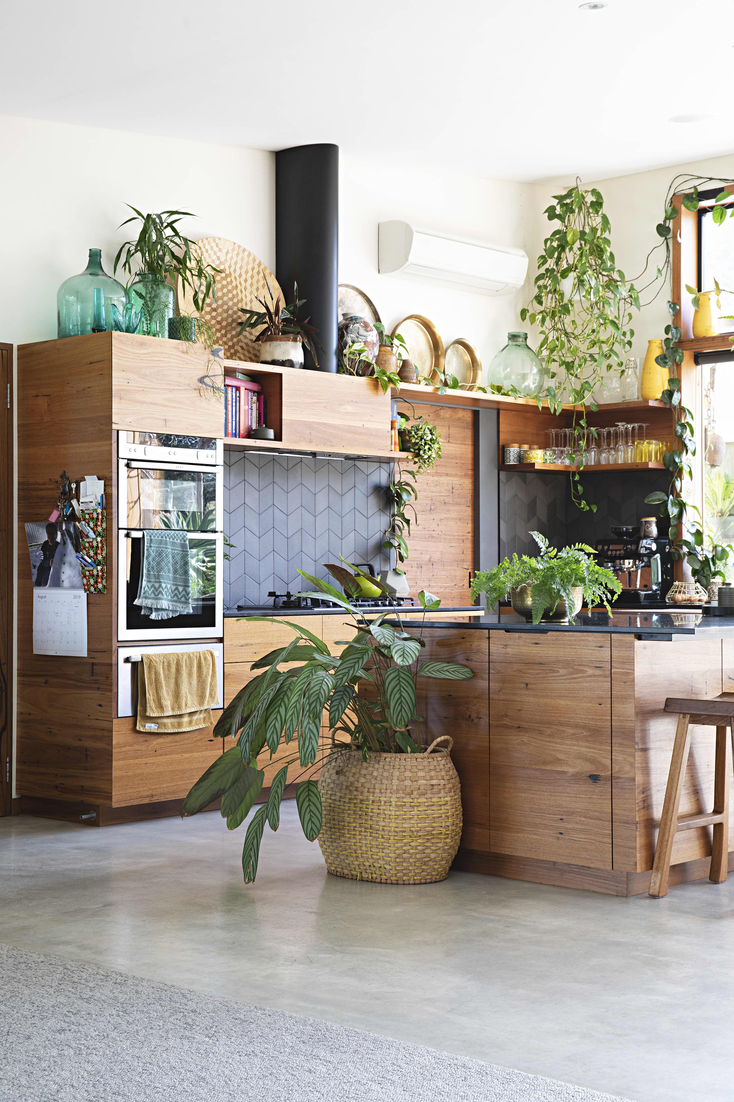 Modern Plant Filled Handmade Furniture Australia Home Tour | Apartment